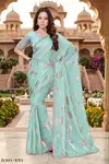 Alisha By Nari Fashion Fancy Zarkan With Foil Print Saree